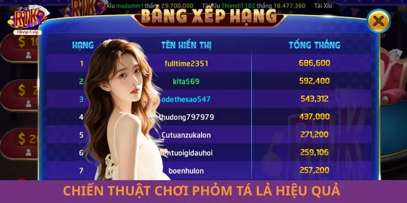 Chiến thuật chơi Phỏm Tá Lả hiệu quả